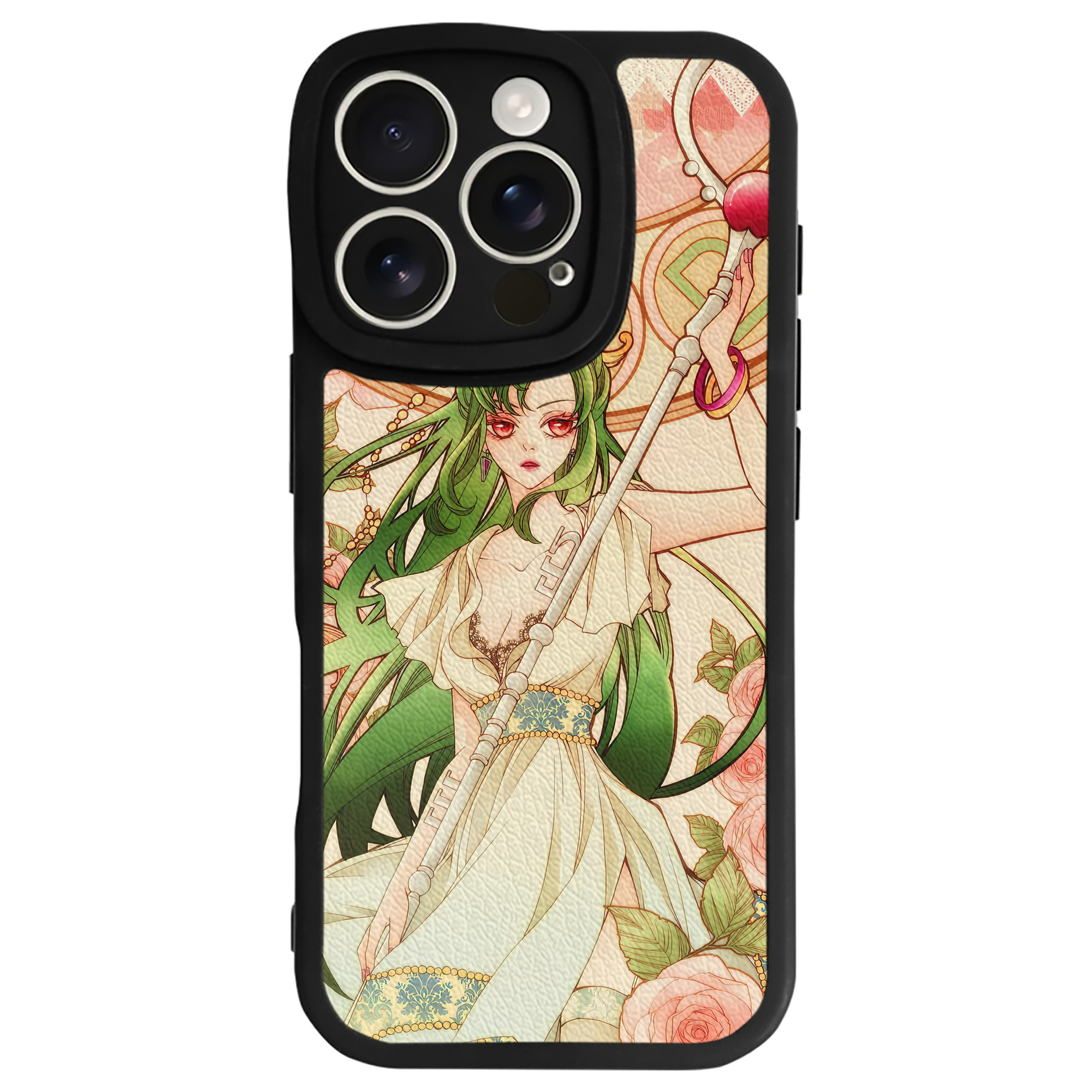（画像用） 美少女戦士セーラームーン Sailor Moon 【iPhone 16シリーズ対応】シリコンスマホケース（レザー調） 材質：シリコン